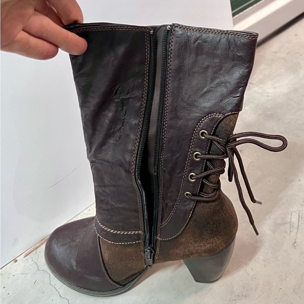 Mudd Dark Brown High Heel Boots - Picture 10 of 10